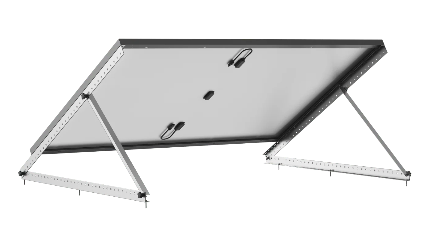 EcoFlow 50 degree Tilt Mount Bracket for 400W rigid solar panels