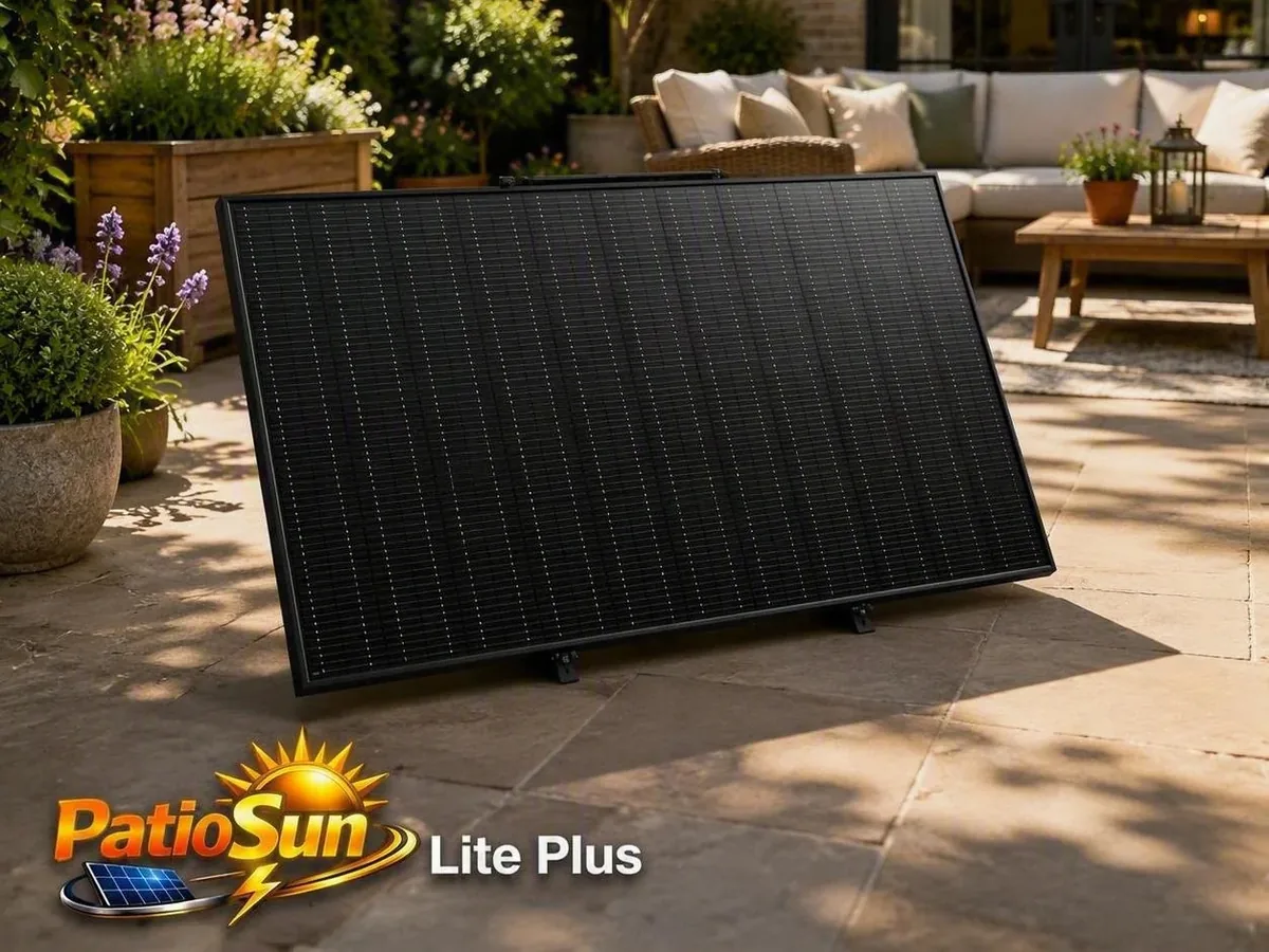 PatioSun Lite+ 465W plug-in solar kit