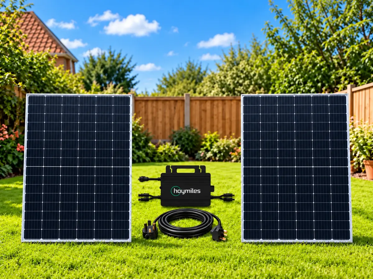 Worldwide Solar 920W Plug & Play Solar Kit with two JA Solar panels and Hoymiles microinverter